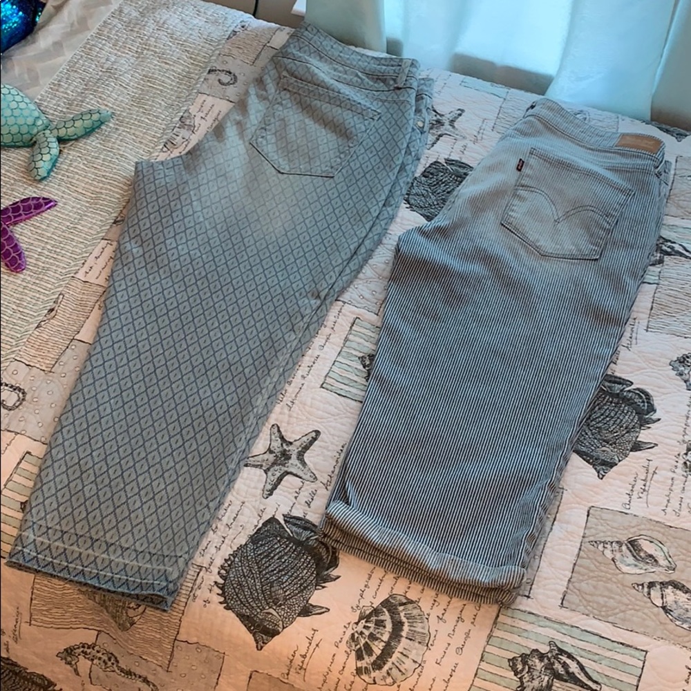 Levi’s Capri 16 and Bandolino capris 16 bundle